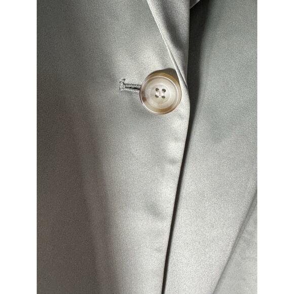 ASOS Edition Curve Women’s Plus 24 Light Green Single Breasted One Button Blazer - Picture 7 of 11